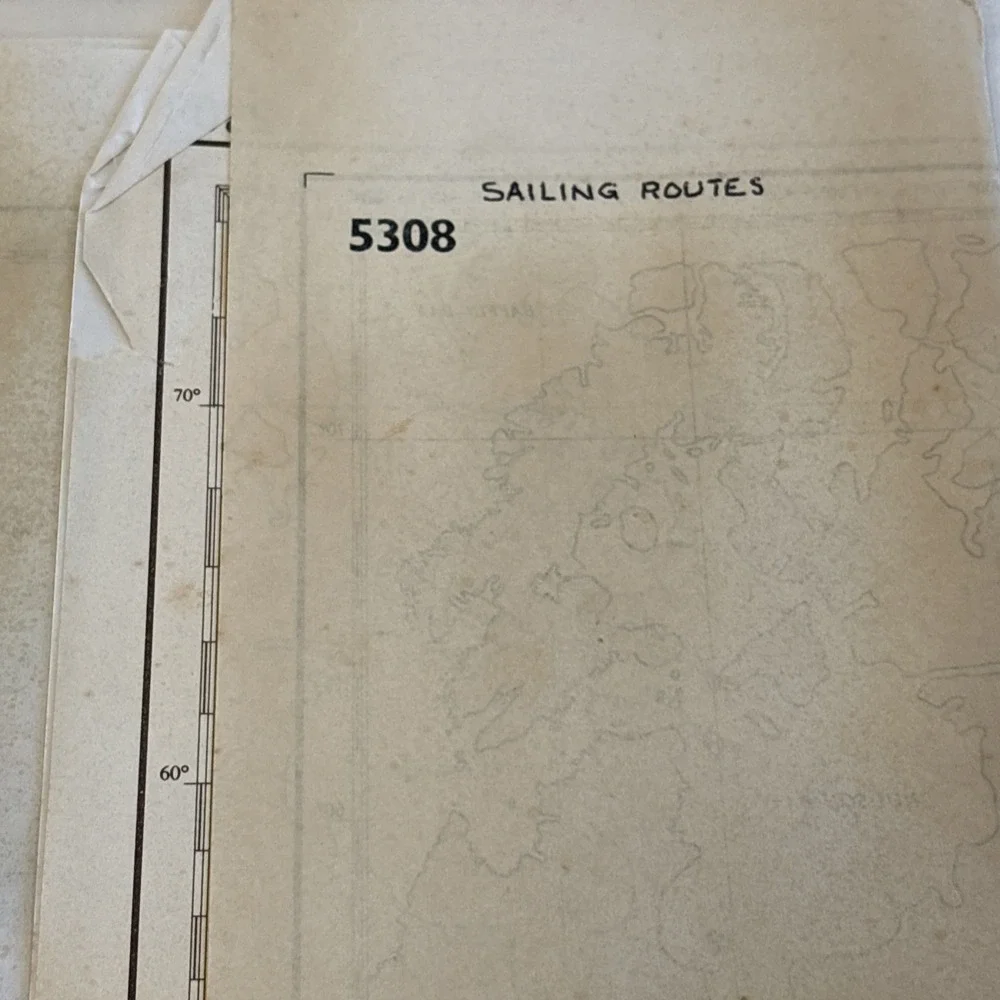Ocean Passages for the World 1973 Third Edition with 7 Maps